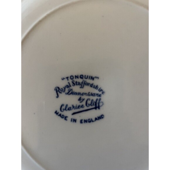 Royal Staffordshire Clarice Cliff Tonquin Saucer 6” - Picture 2 of 5